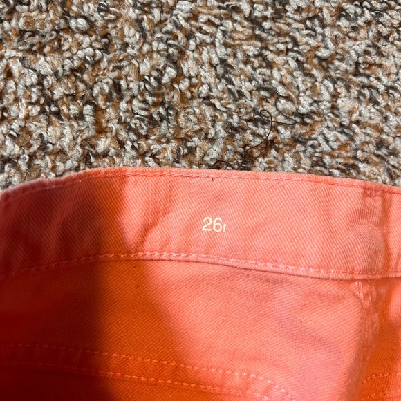 Gap 1969 Womens Peach Jeans Size 26 Relaxed Straight Leg Denim Casual - Picture 3 of 7